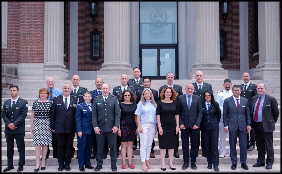 Group Photo of the Israel National Defense College Washington Program.
