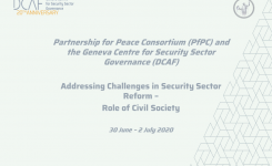 PfPC's SSR to Conduct a 3-day Webinar on Role of Civil Society